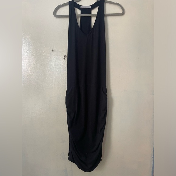 Athleta Dresses & Skirts - Athleta Rouched athleisure dress size S racer back staple essential